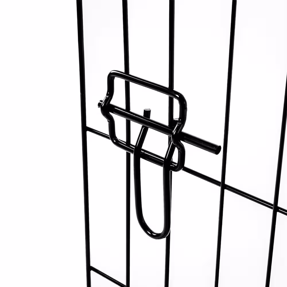 None Medium Black Collapsable Pet Crate