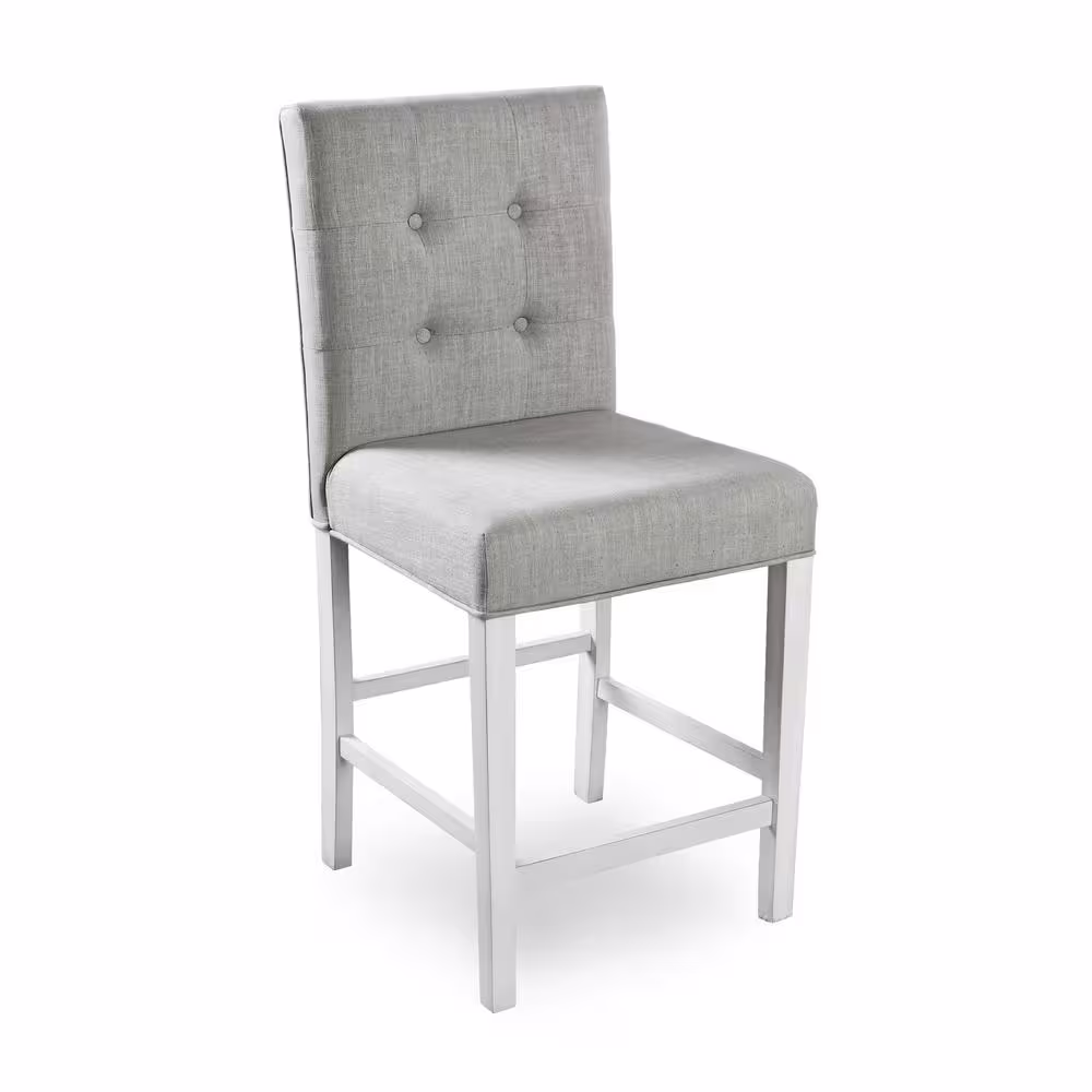 Furniture of America Gavin 3-Piece White Wood 66 in. Kitchen Island Set