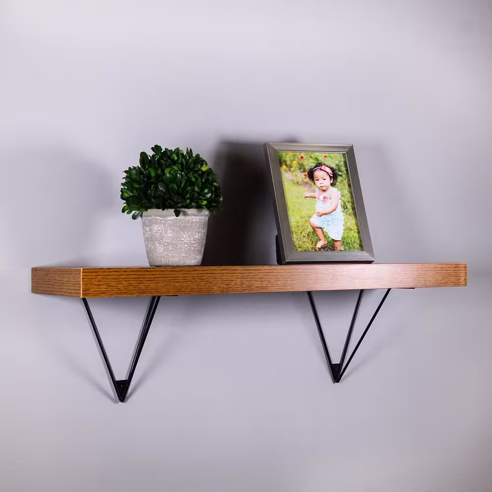 Everbilt Black Shelf Bracket Kit