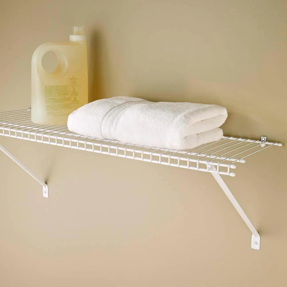 ClosetMaid 36 in. W x 12 in. D White Steel Wire Closet Shelf