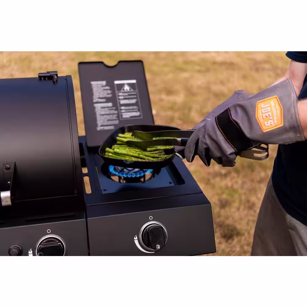 OKLAHOMA JOE'S Rider Combo Gas and Pellet Grill in Black with 997 sq. in. Cooking Space