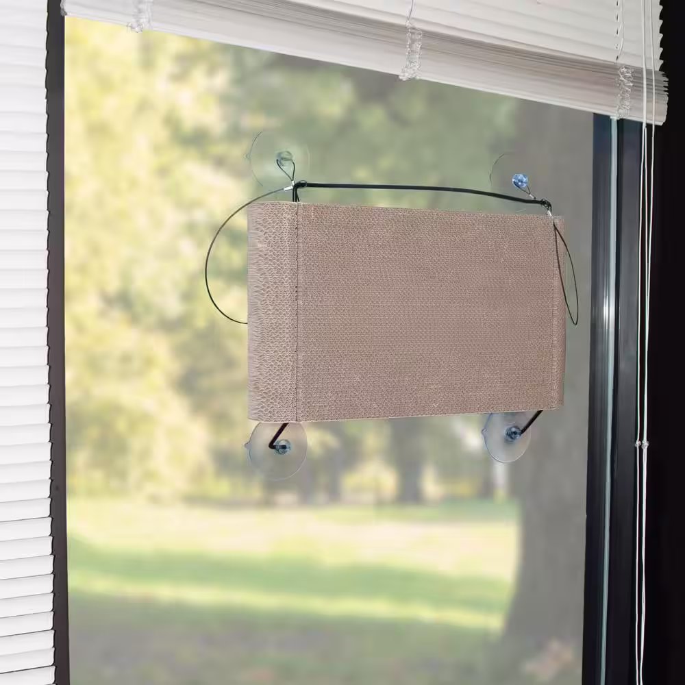 K and H Pet Products EZ Mount 11 in. x 20 in. x 2 in. Tan Scratcher Kitty Sill