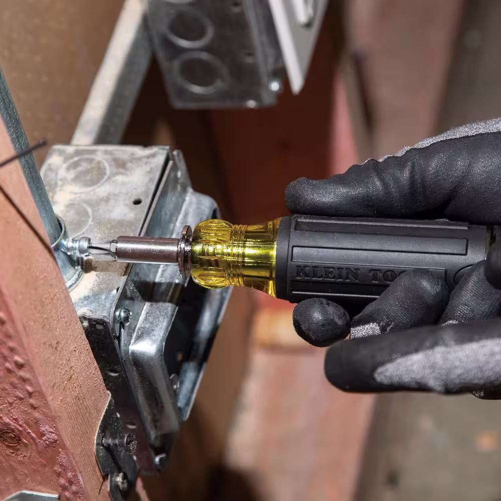 Klein Tools Adjustable Length Multi-Bit Screwdriver Set (2-Piece)