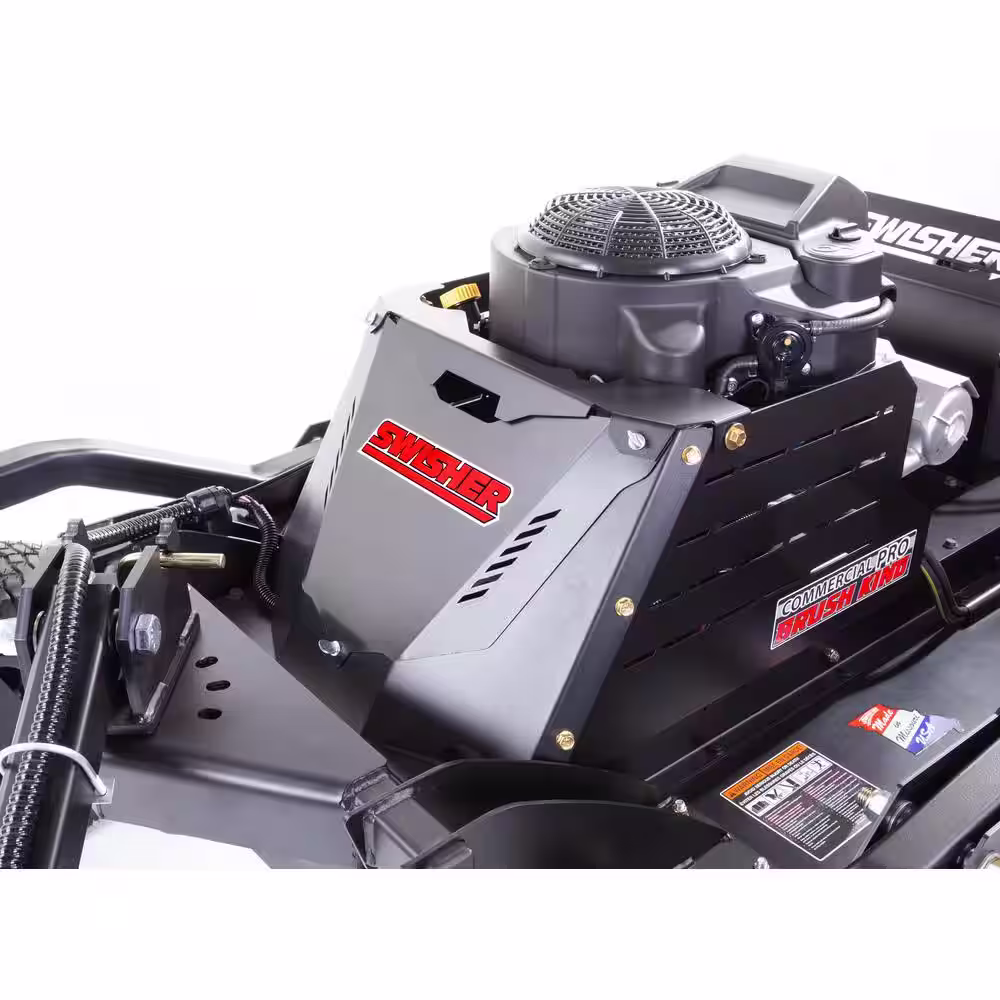 SWISHER Commercial Pro Brush King 44 in. 14.5-HP 12-Volt Kawasaki Pull-Behind Rough-Cut Trail Cutter