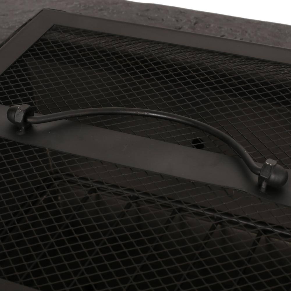 Noble House Ehlen 29 in. Stone Wood Burning Fire Pit