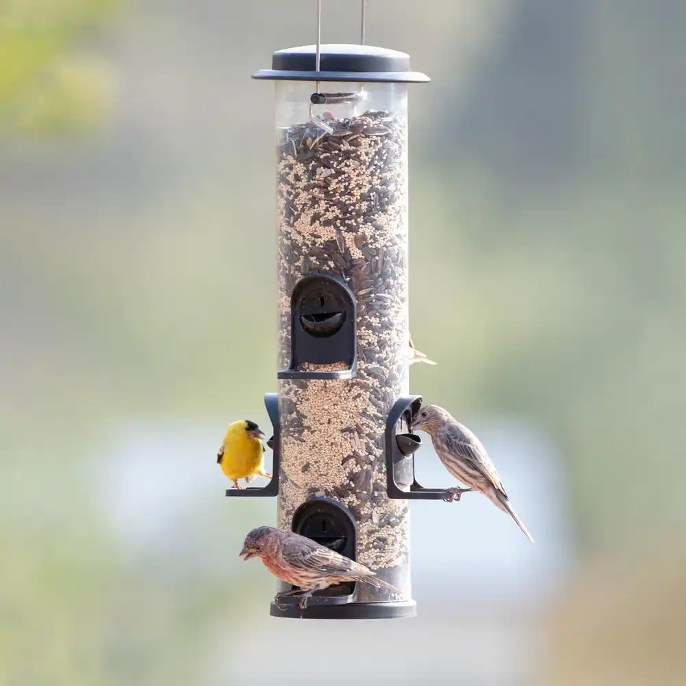 Perky-Pet 2-in-1 XL Tube Hanging Bird Feeder - 4 lb. Capacity