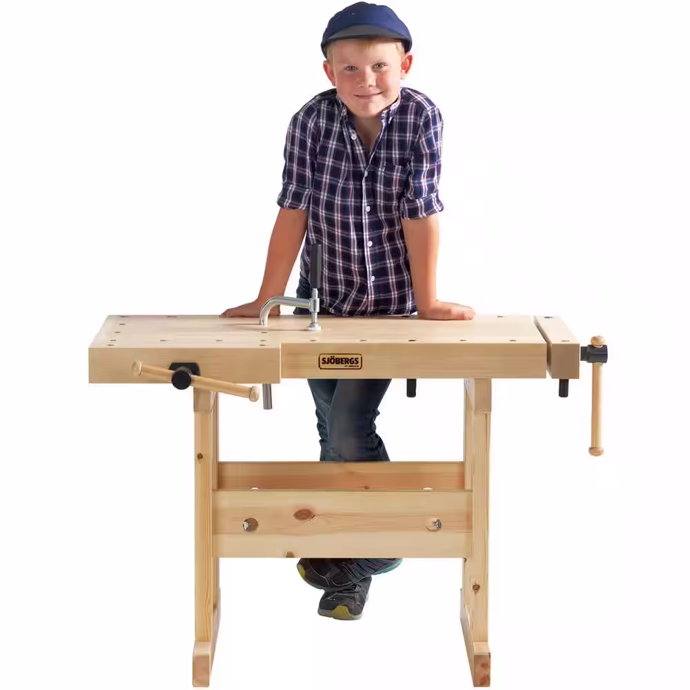 Sjobergs Junior and Senior 35 in. Workbench with 2 Trestles