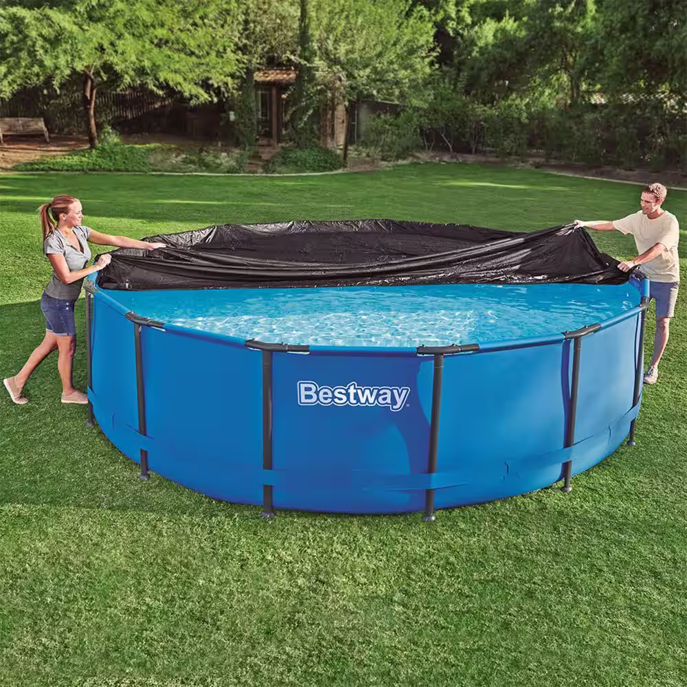 Bestway Steel Pro Max 12 ft. x 12 ft. Round 30 in. Deep Above Ground Frame Pool Package