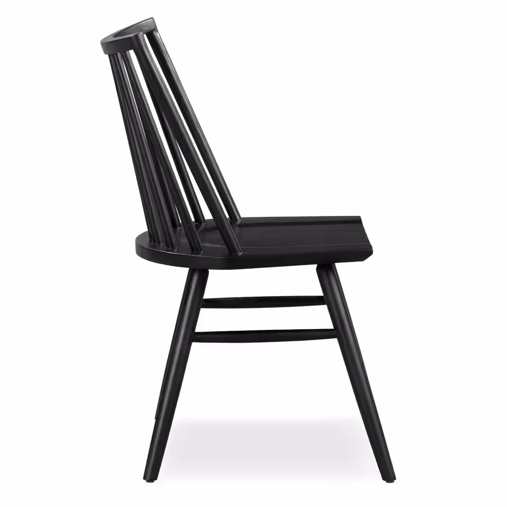 Poly and Bark Black Talia Dining Chair
