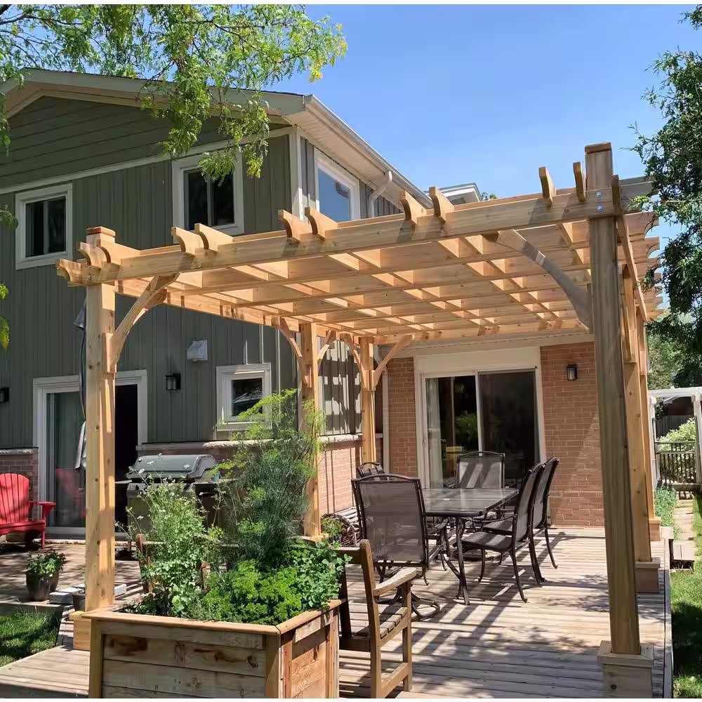 Outdoor Living Today 10 ft. x 16 ft. Breeze Cedar Pergola