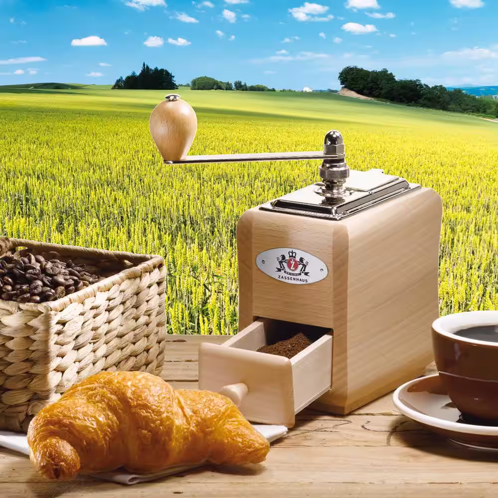 ZASSENHAUS Santiago Natural Beechwood Manual Coffee Mill
