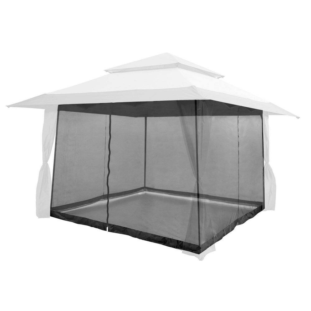 Z-SHADE Bug Screen 13' x 13' Instant Gazebo Screenroom (Screen Only) (4 Pack)
