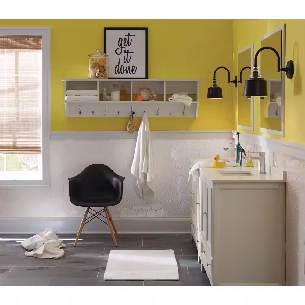 Prepac 60 in. Wall-Mounted Coat Rack in White