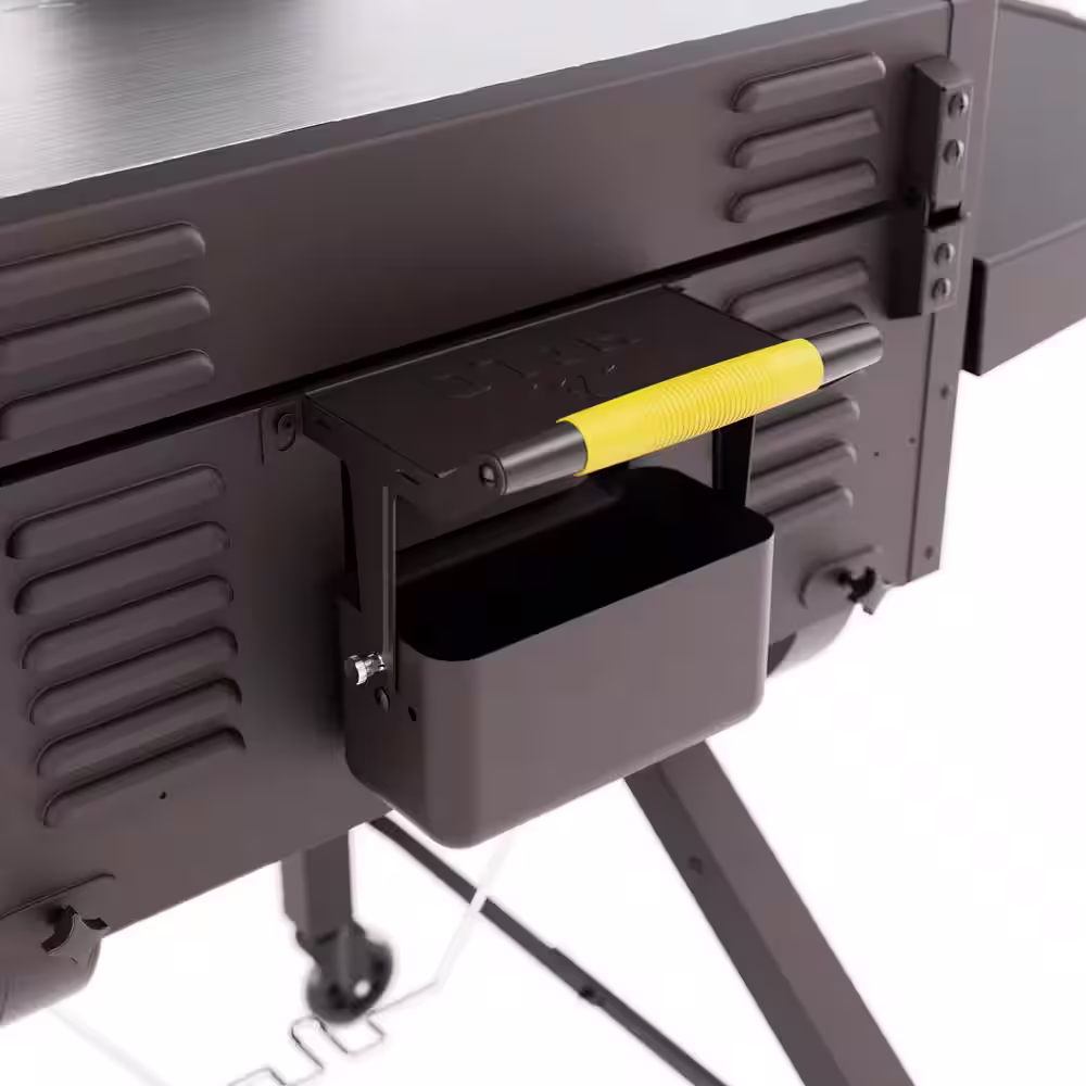 HALO Elite2B 2-Burner 4 Zone Outdoor Propane Black Griddle Flat Top Grill