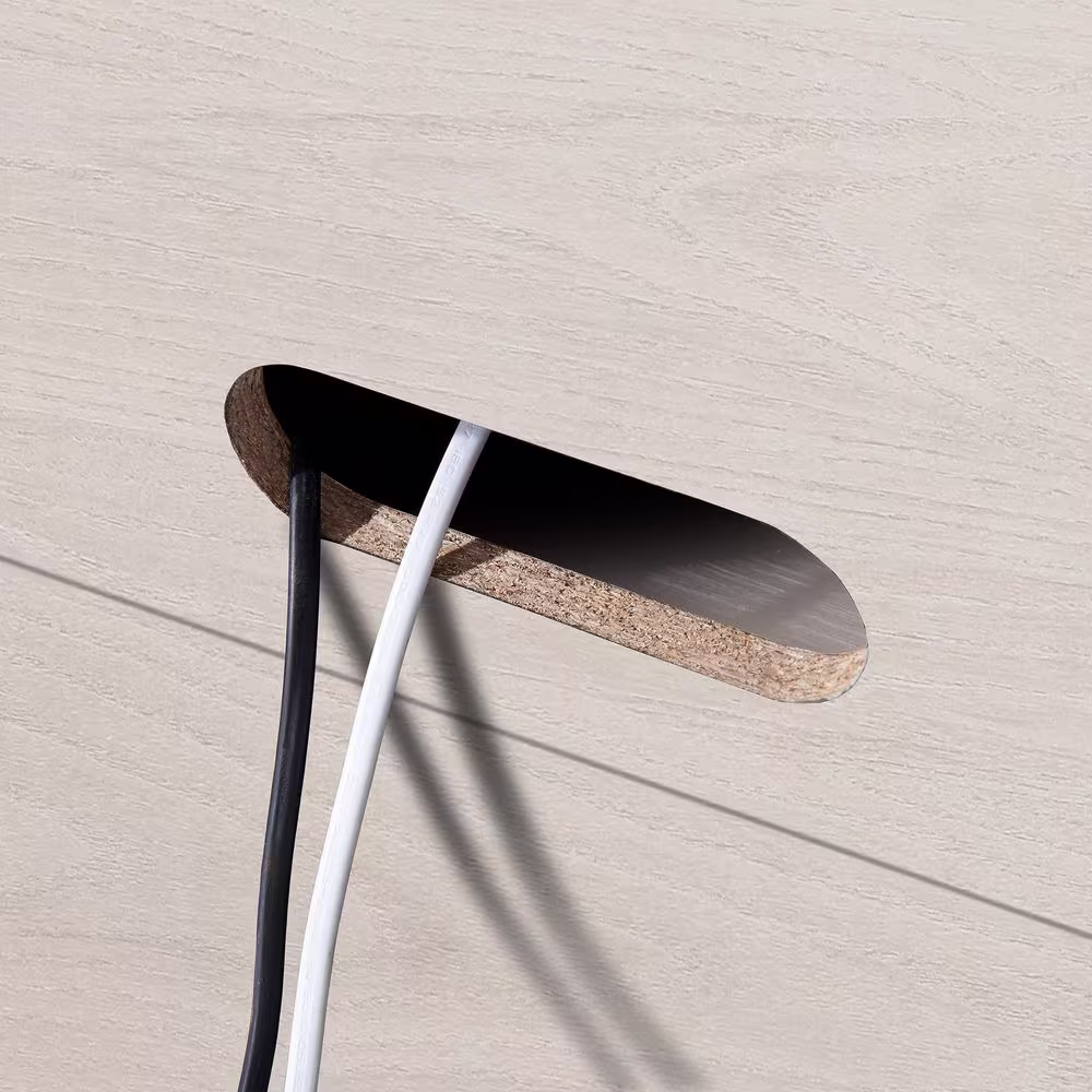 None Chabot 68 in. Alder White Rectangular TV Stand Fits TV's up to 75 in.