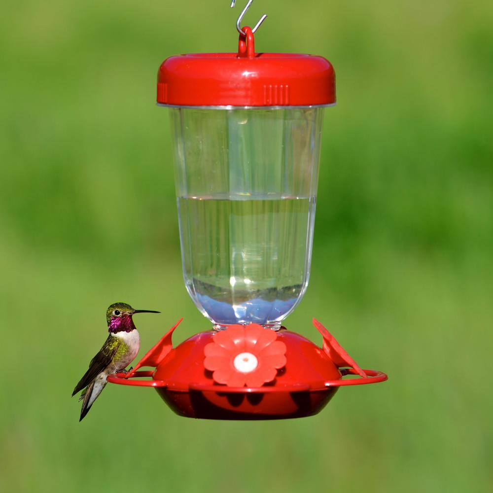 Perky-Pet Finest Top-Fill Plastic Hummingbird Feeder - 16 oz. Capacity