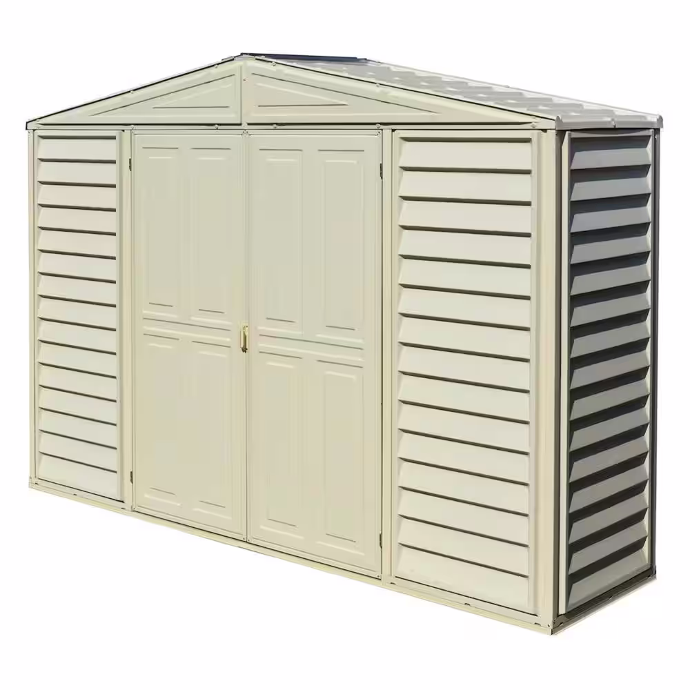 Duramax Building Products SidePro 10.5 ft. x 3 ft. Vinyl Shed