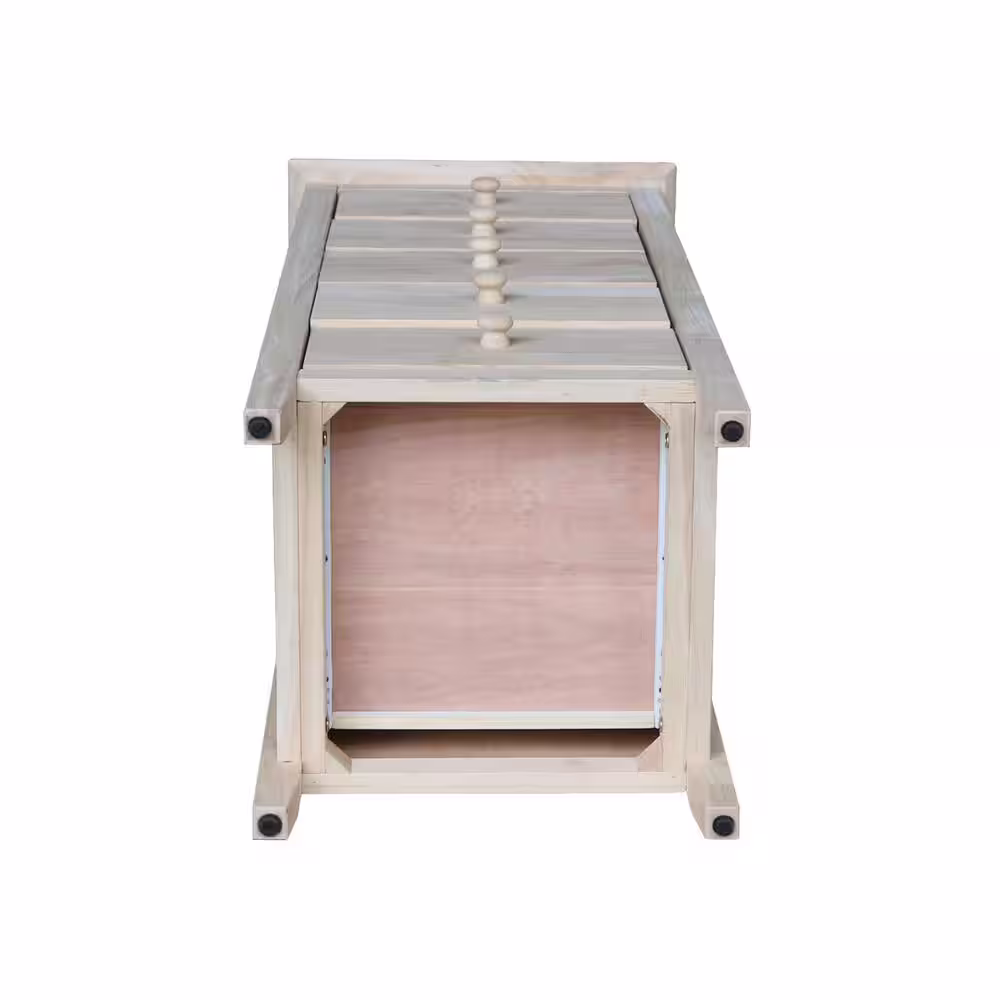 International Concepts Brooklyn 5-Drawer Unfinished Wood Chest