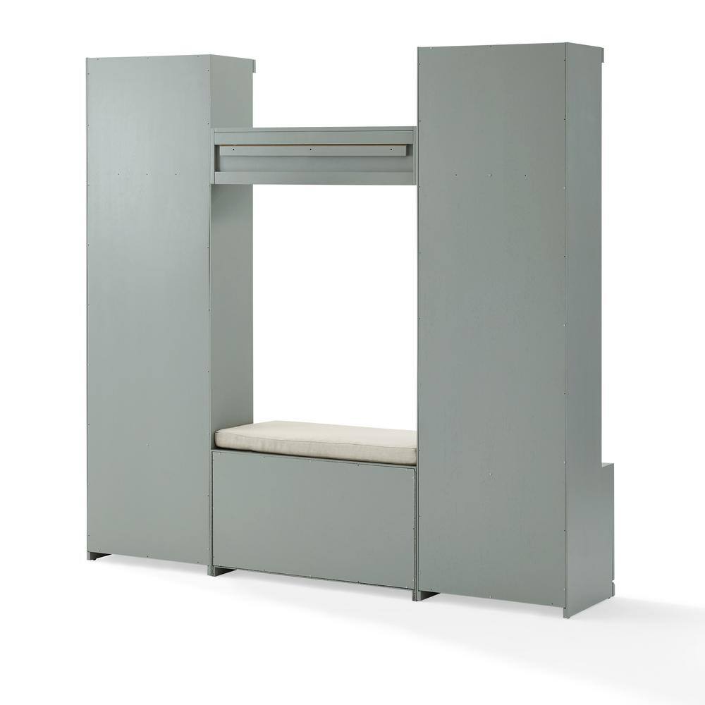 CROSLEY FURNITURE Harper Gray 4-Piece Hall Tree Set