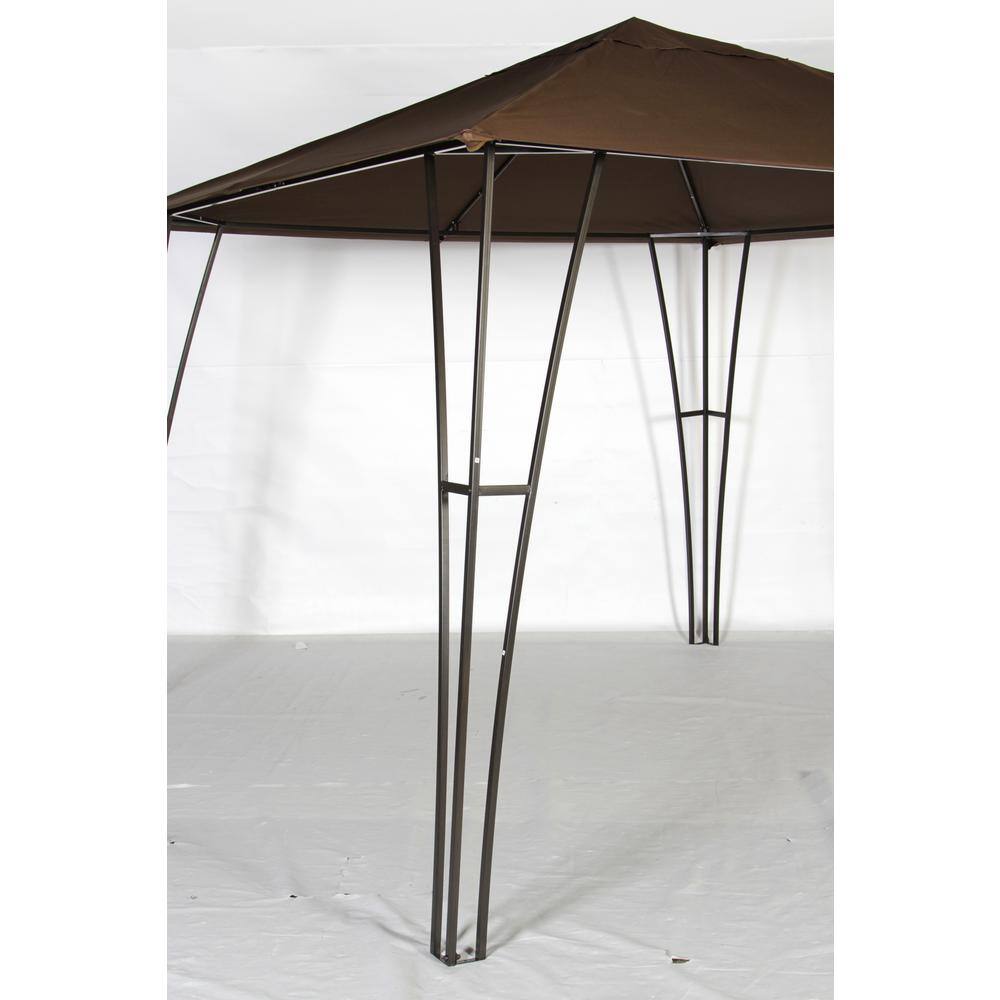 Pacific Casual Altoona 10 ft. x 10 ft. Roof Style Garden House