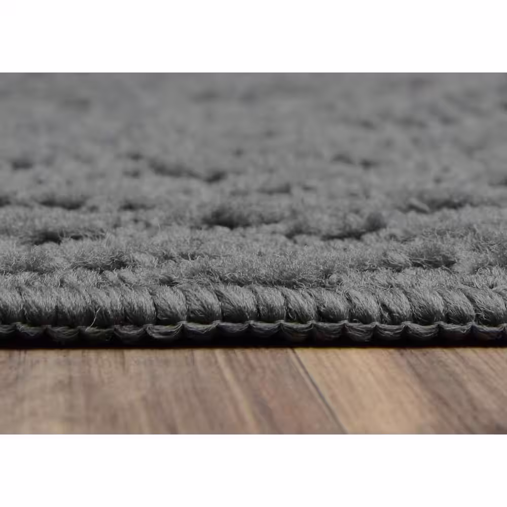 Garland Rug Ivy Cinder Gray 9 ft. x 12 ft. Area Rug