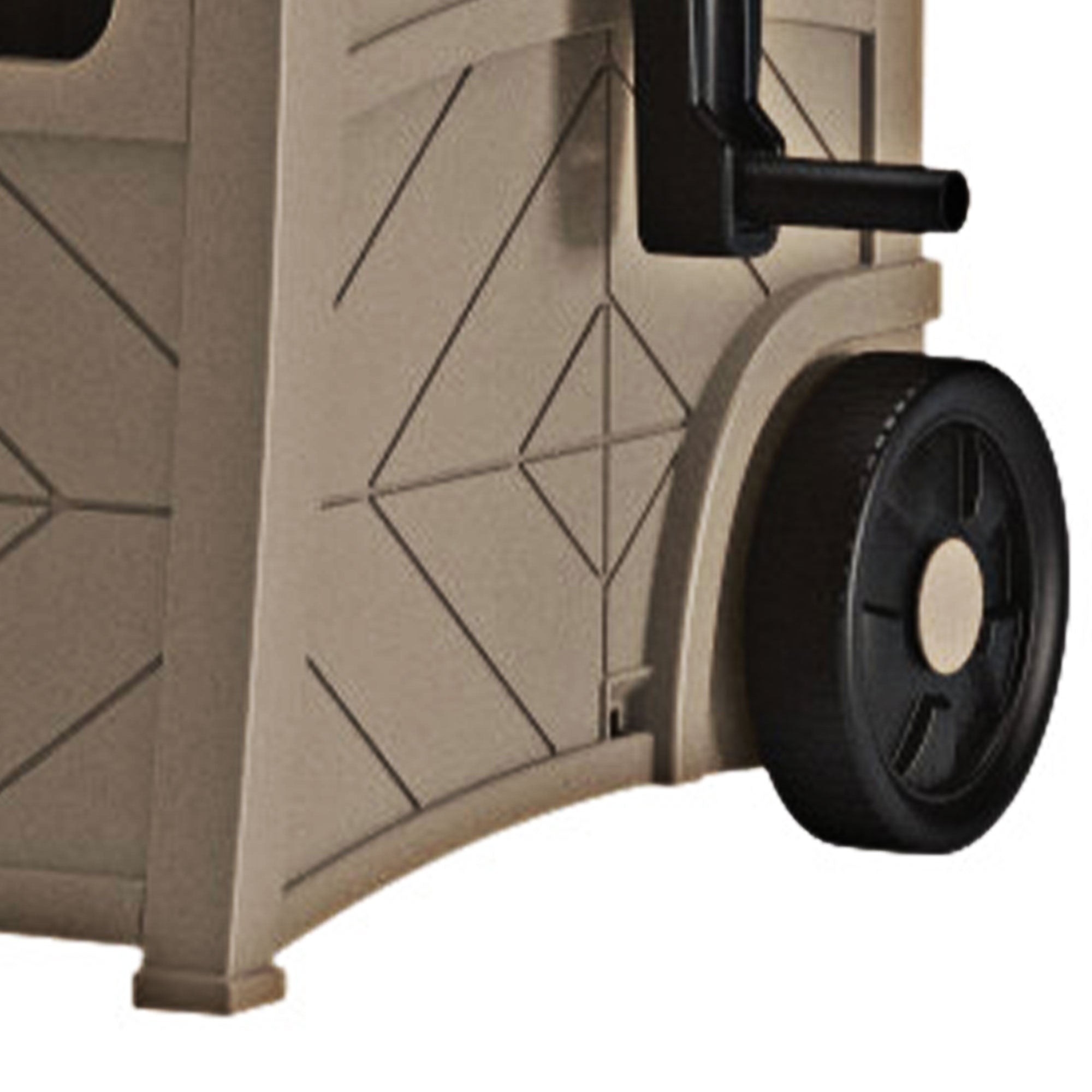 Suncast WST150 Free Standing Hideaway Hose Reel, Taupe, Hose 150'