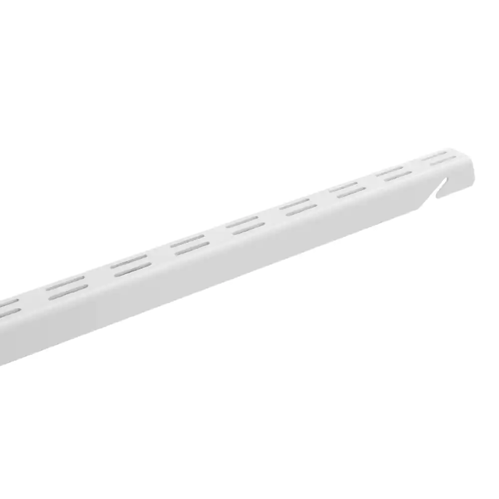 Everbilt 84 in. L White Steel Heavy Duty Vertical Rail