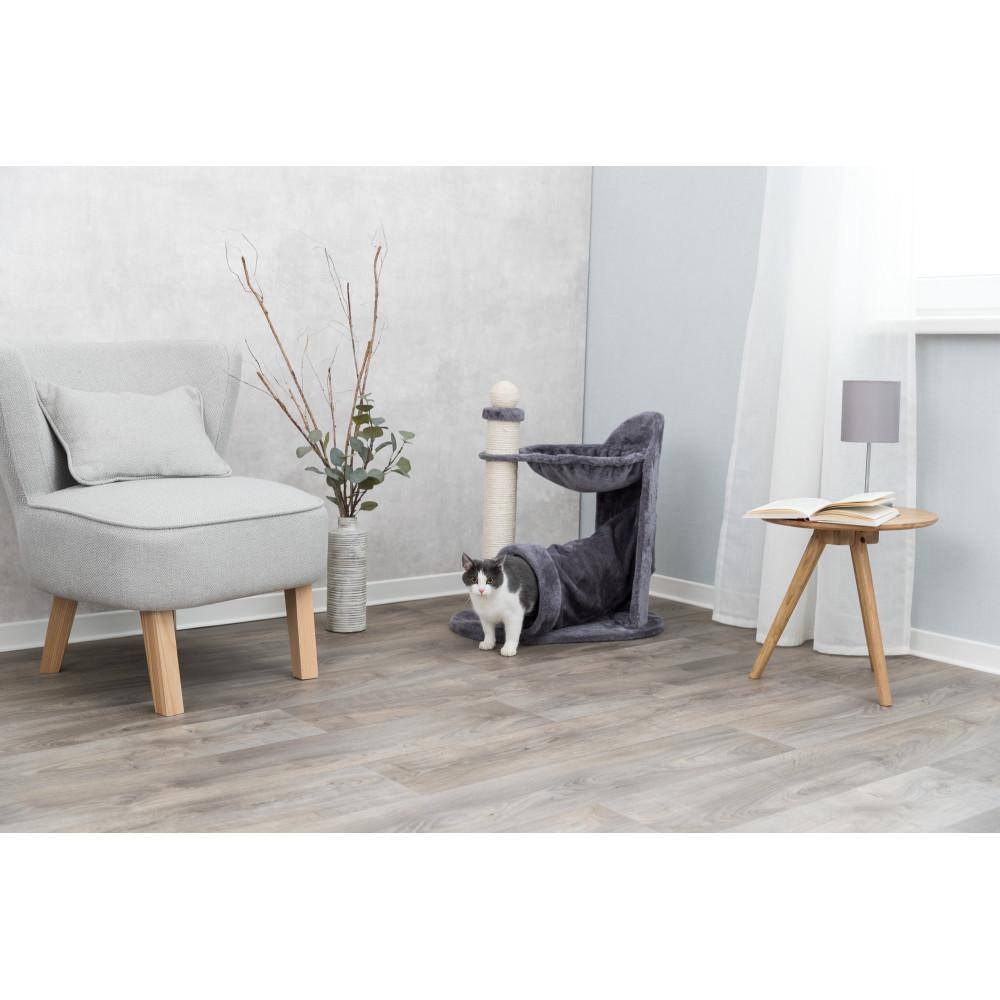 TRIXIE Gray Baza Gandia Scratching Post with Hammock