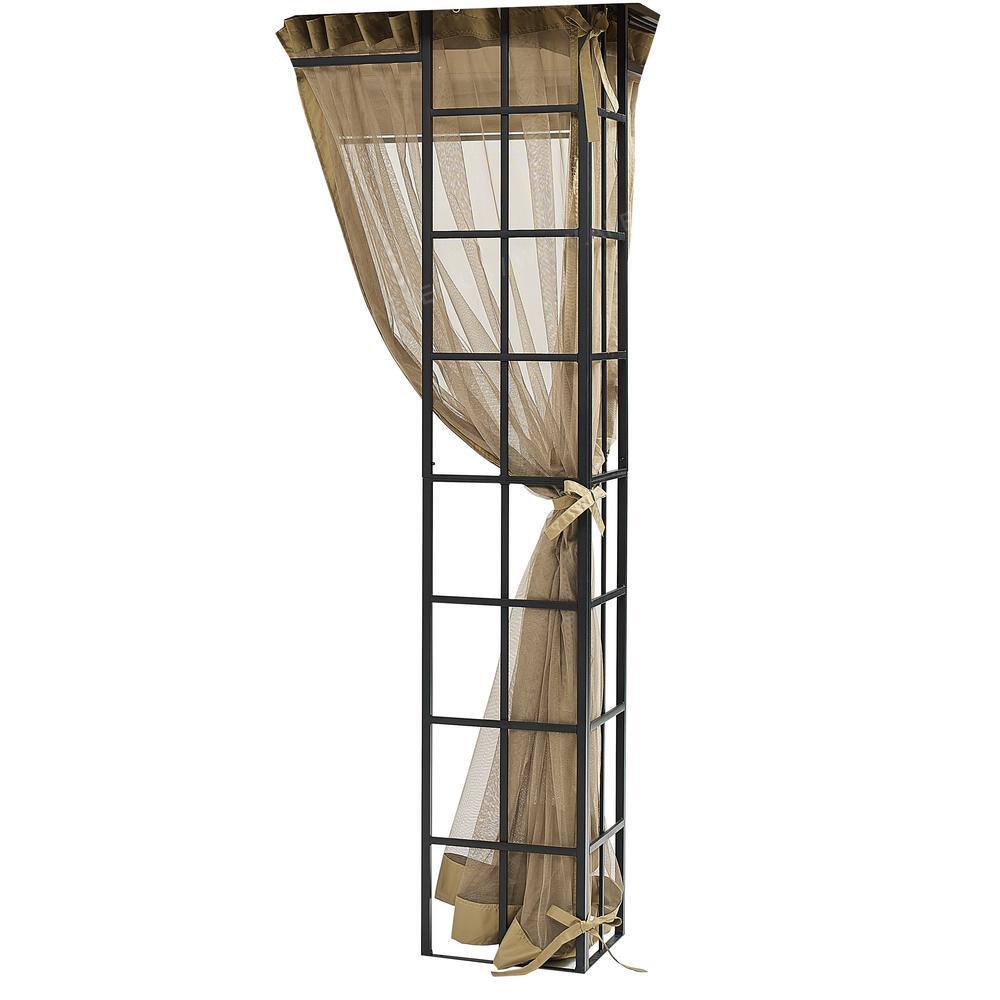 APEX GARDEN Melody II â?10 ft. x 12 ft. Gazebo with Mosquito Net