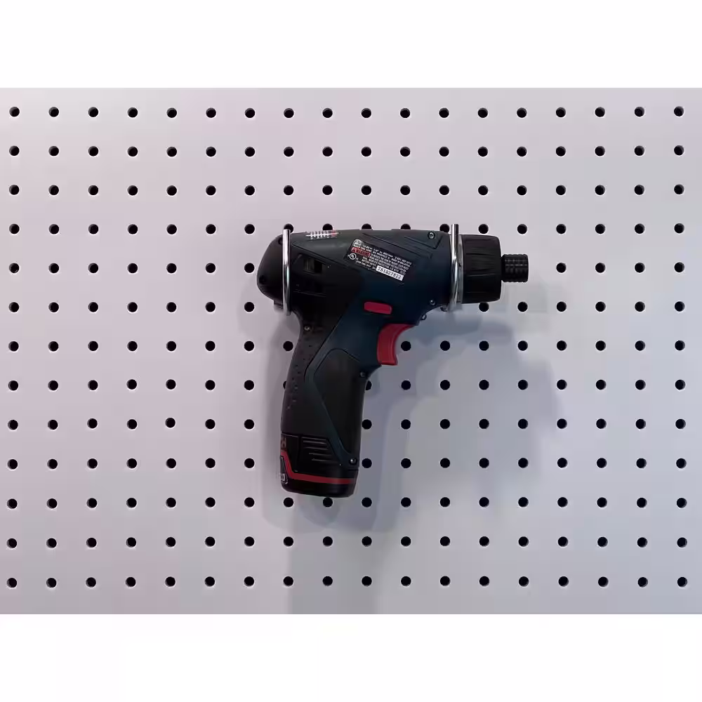 Triton Products 2-1/4 in. Curved 2 in. I.D. Zinc Plated Steel Pegboard Hook (10-Pack)