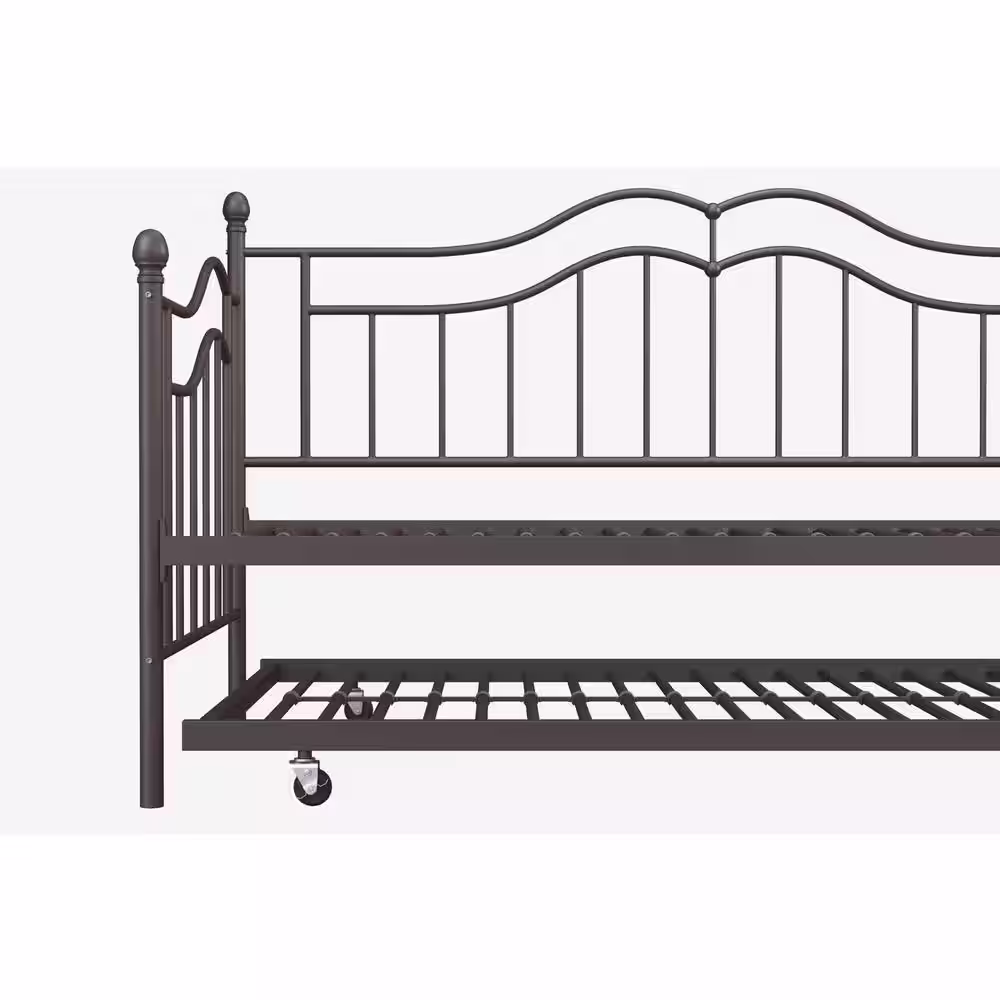 DHP Tokyo Brushed Bronze Trundle Day Bed