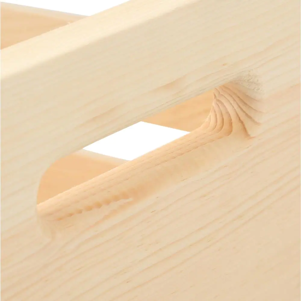 Crates & Pallet Crates and Pallet 18 in. x 12.5 in. x 9.5 in. Large Wood Crate