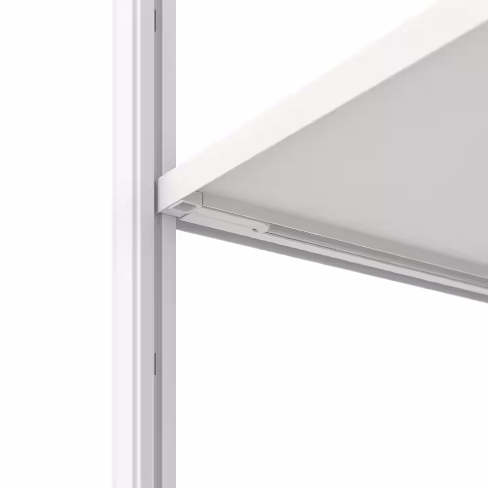 CLOSETS By LIBERTY 46.5 in. W White Adjustable Tower Wood Closet System with 10 Shelves