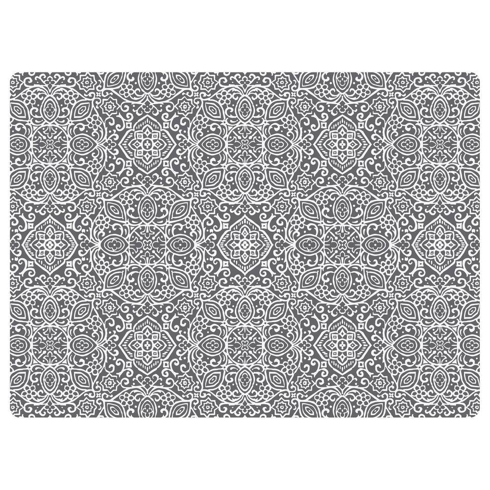 Bungalow Flooring Arabesque 3 ft. x 4 ft. Desk Chair Mat