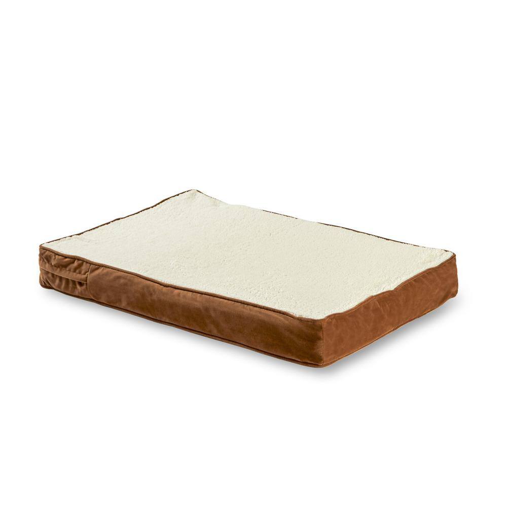Happy Hounds Bella Orthopedic Latte Sherpa Cat Bed