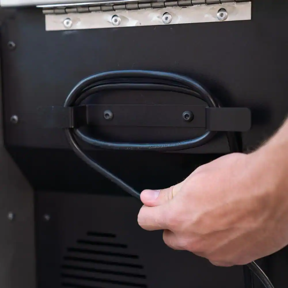 Lifetime 4-Burner Gas Grill and Pellet Smoker Combo in Black