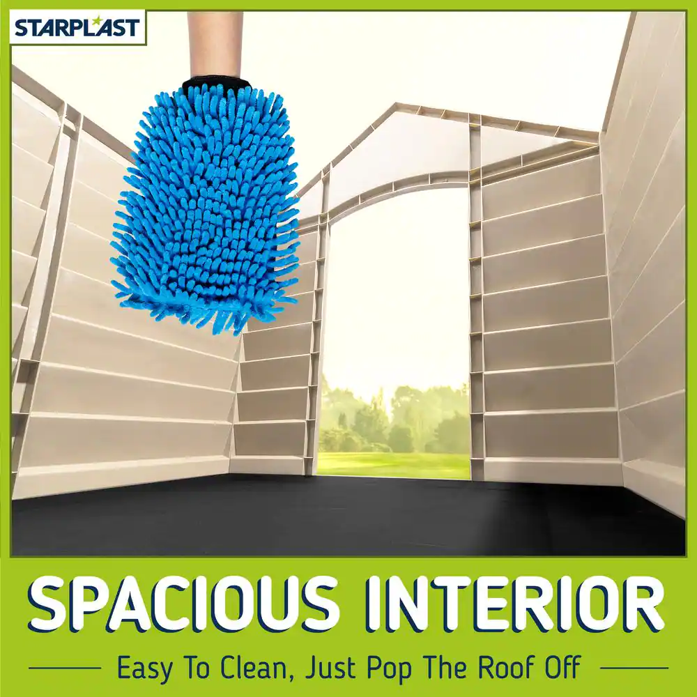 Starplast Dog Kennel Beige and Green-Large