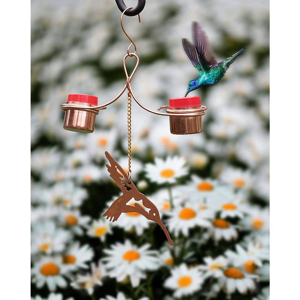 Monarch Abode Monarch Pure Copper Handcrafted Hummingbird Feeder