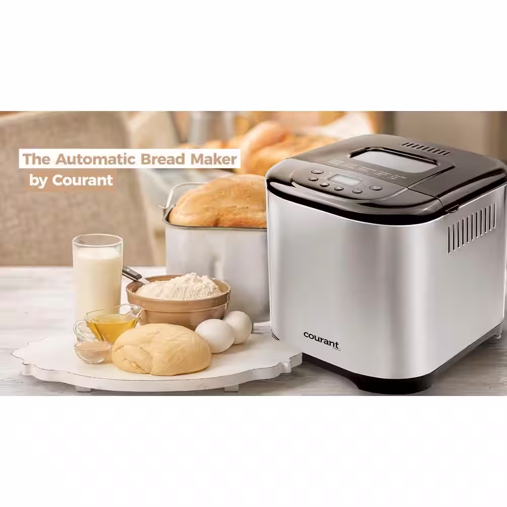 Courant 2 lbs. Automatic Bread Maker Stainless Steel