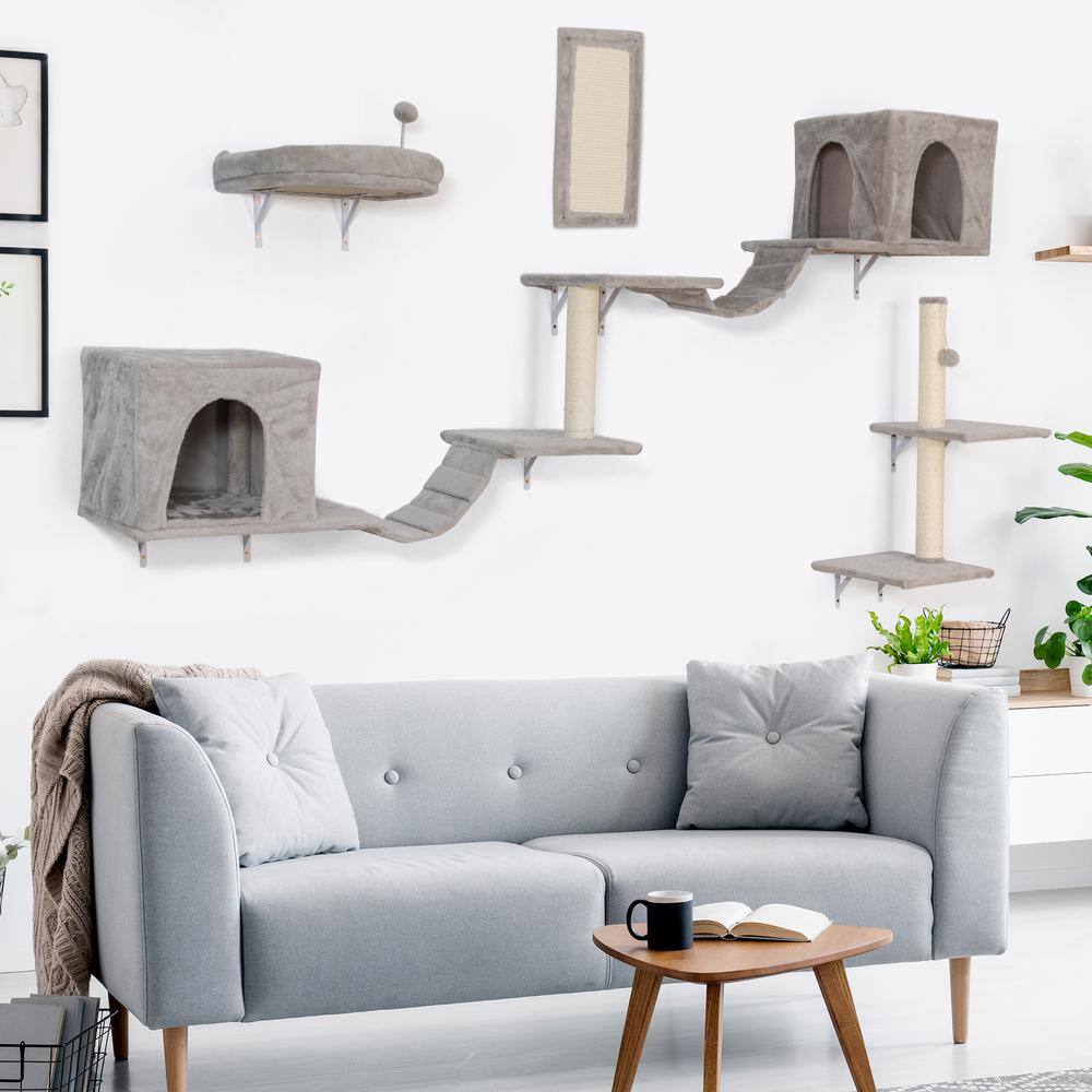 COZIWOW Wall-mounted Cat Tree Wall Shelves