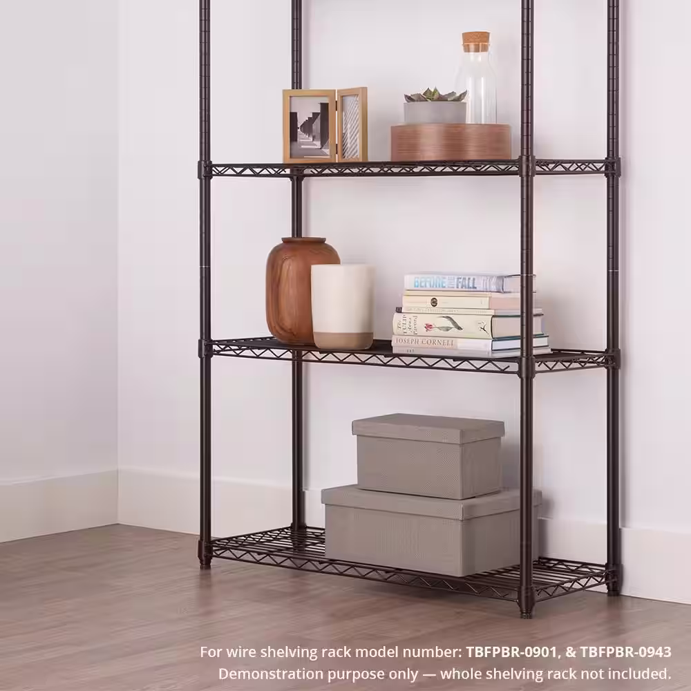 TRINITY 36 in. W x 14 in. D Individual NSF Dark Bronze Shelf
