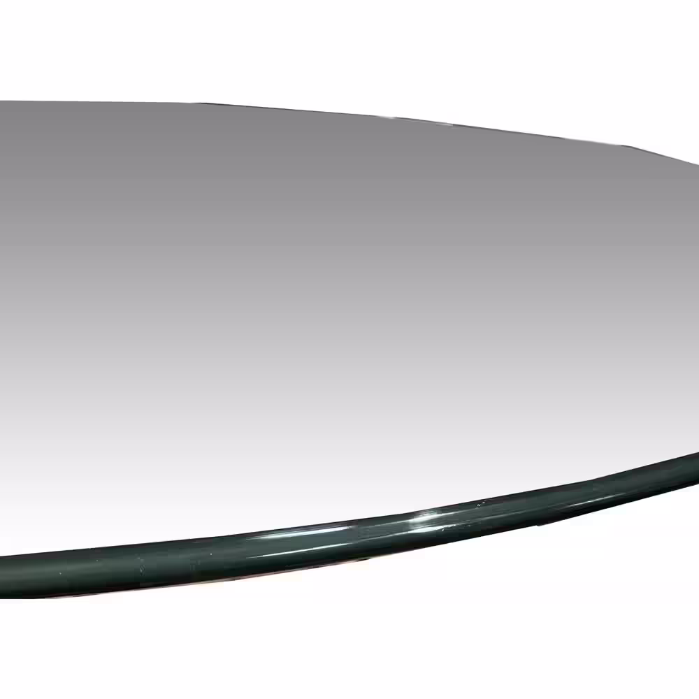 None Trinity 47 in. Silver Modern Round Dining Table