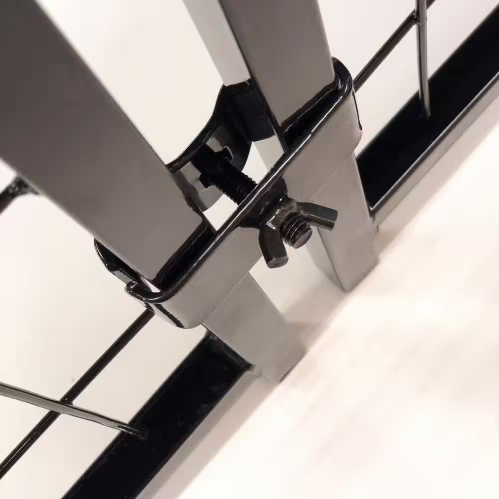 KennelMaster 4 ft. x 4 ft. x 6 ft. Welded Wire Dog Fence Kennel Kit