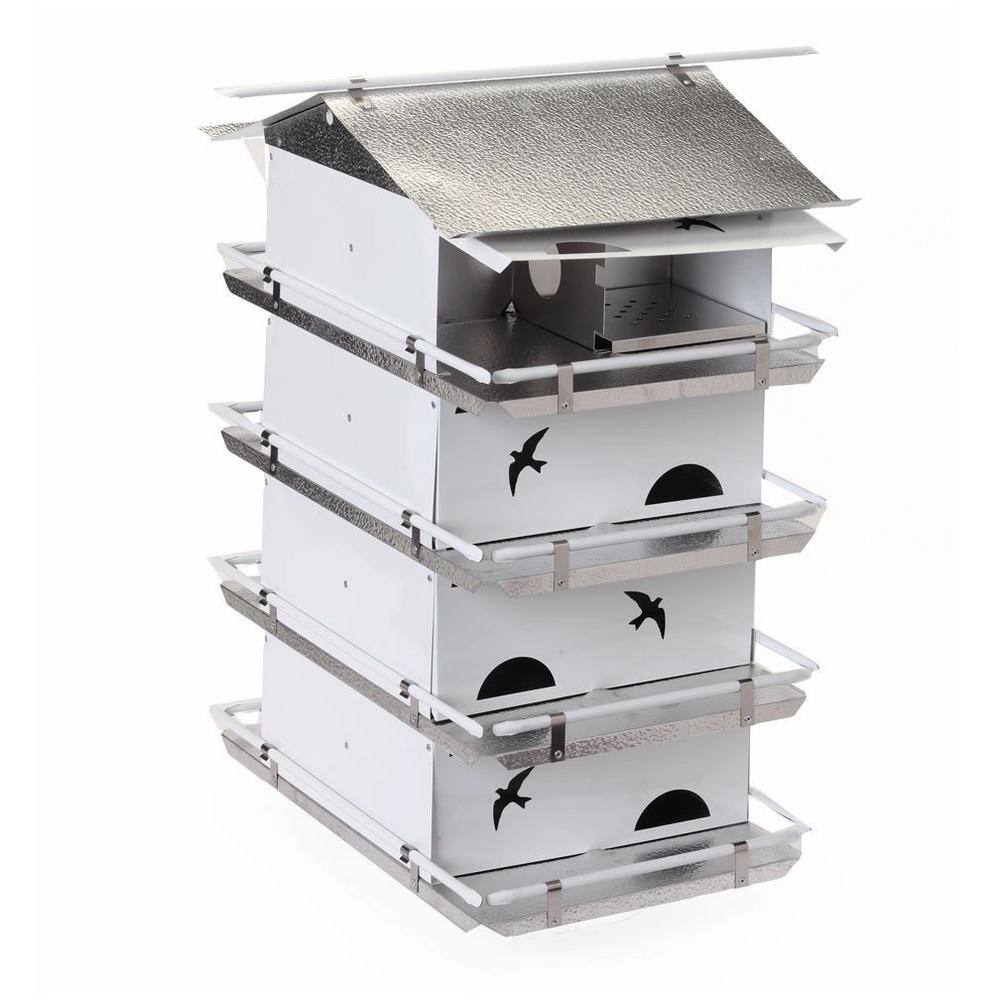 BIRDS choice Watersedge 4-Floor-8 Room Purple Martin House
