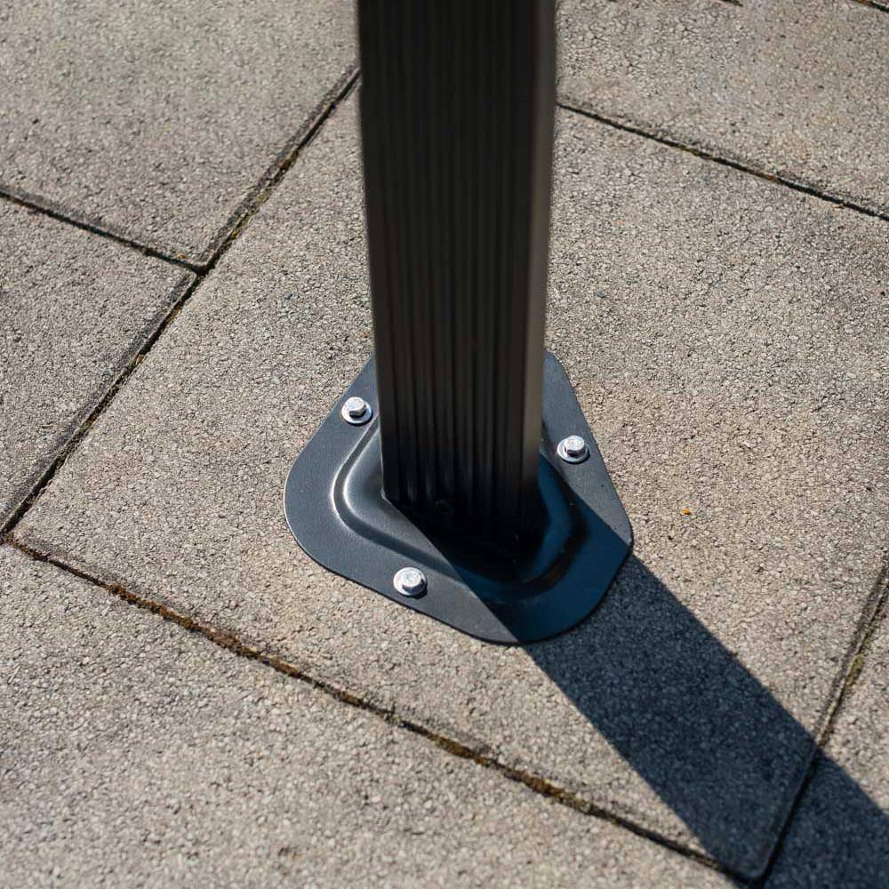 Sojag Verona 10 ft. x 14 ft. Charcoal Rustproof Aluminum Framed Gazebo