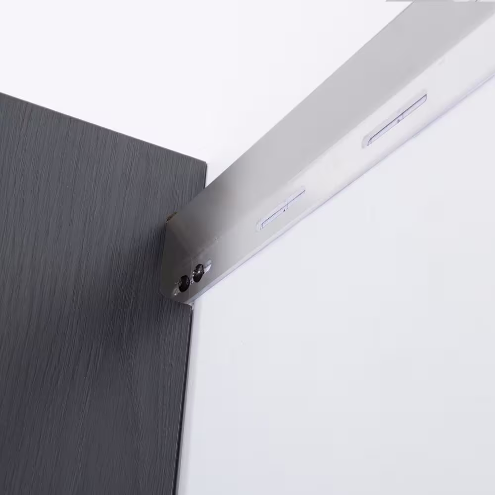 Garage TECH Astro Series Wood 1-Shelf Wall Mounted Garage Cabinet in Metallic Gray (32 in W x 28 in H x 20 in D)