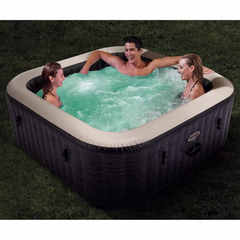 INTEX 6-Person 140-Jet Hot Tub with Tablet and Phone Tray