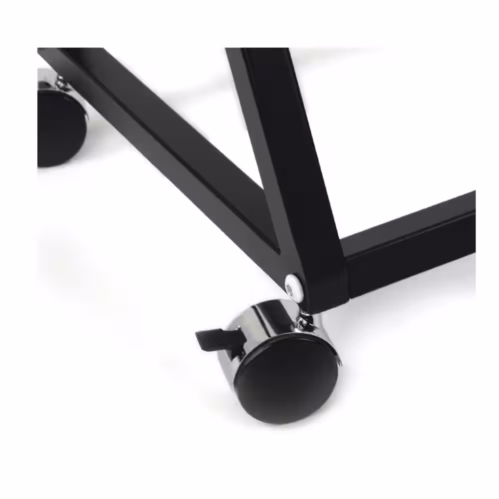 None Black Metal Clothes Rack 48 in. W x 60 in. H