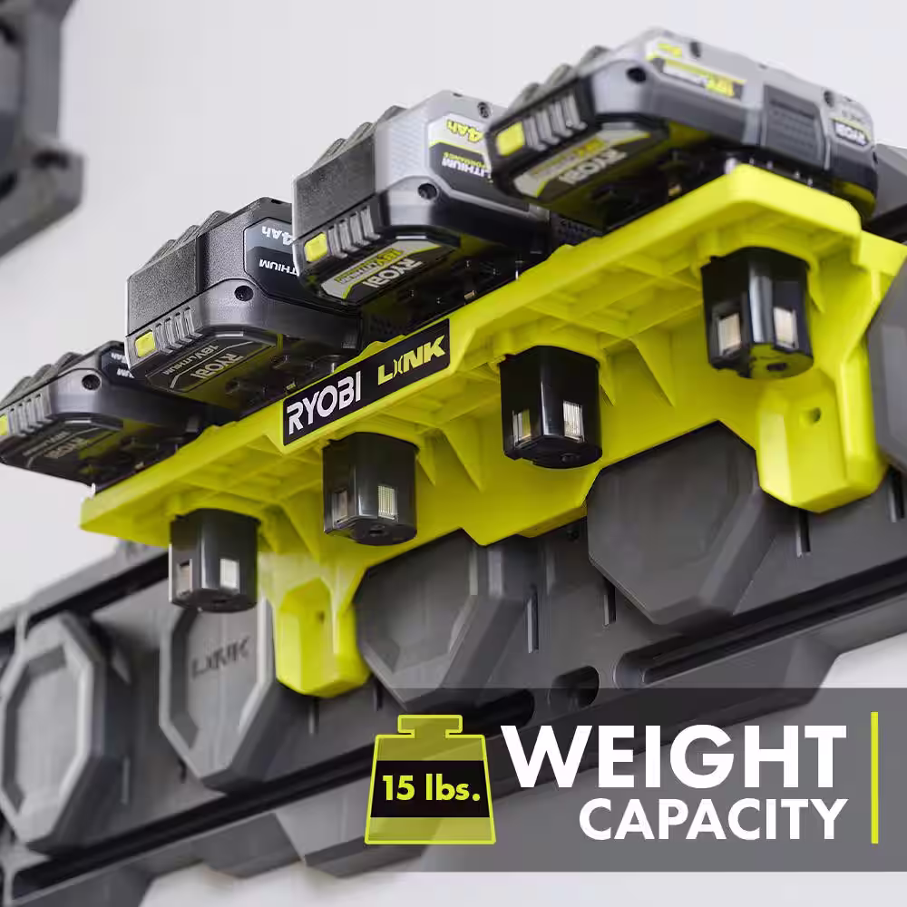 RYOBI LINK ONE+ Battery Shelf (2-Pack)