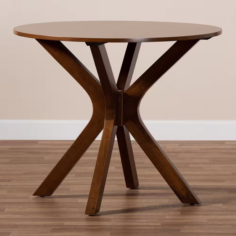 Baxton Studio Kenji Walnut Dining Table